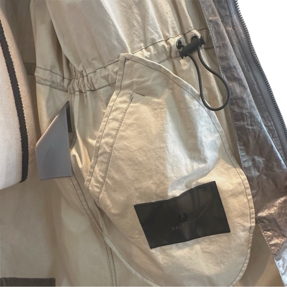 Belstaff Waxed Metallic Canvas Hooded Coat - Picture 5 of 5